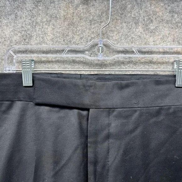 Emporio Armani Pants Men 38 Adult Black Pleated Casual Italy Vintage Trousers